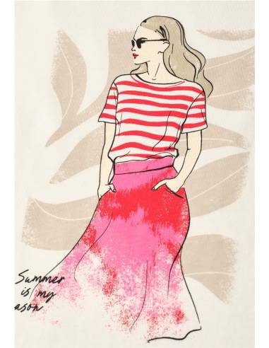 camiseta print chica