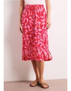 falda midi estampada 2
