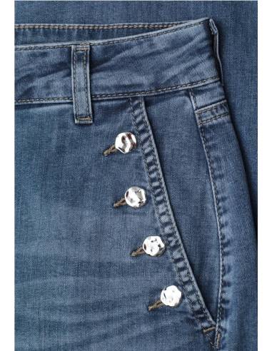 VAQUERO WIDE LEG CON BOTONES