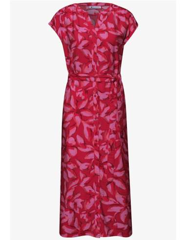 vestido midi estampado