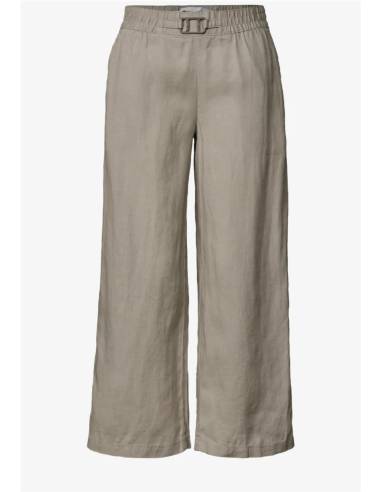 pantalon wide leg lino