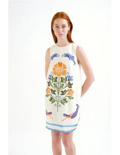VESTIDO CORTO ESTAMP PALM