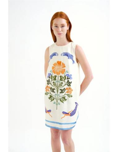 VESTIDO CORTO ESTAMP PALM
