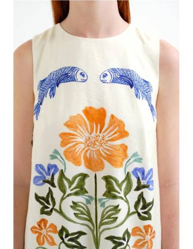 VESTIDO CORTO ESTAMP PALM