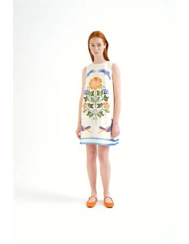 VESTIDO CORTO ESTAMP PALM