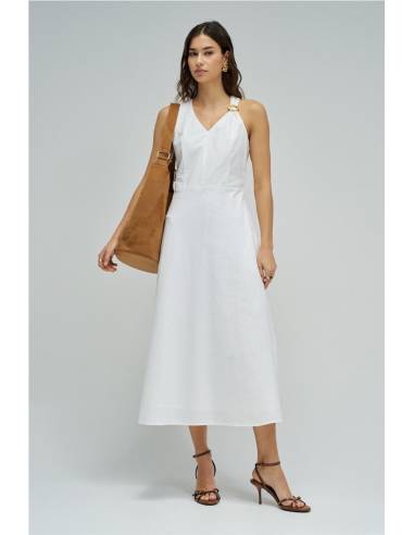 VESTIDO TIRANTES APLIQUE