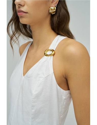 VESTIDO TIRANTES APLIQUE