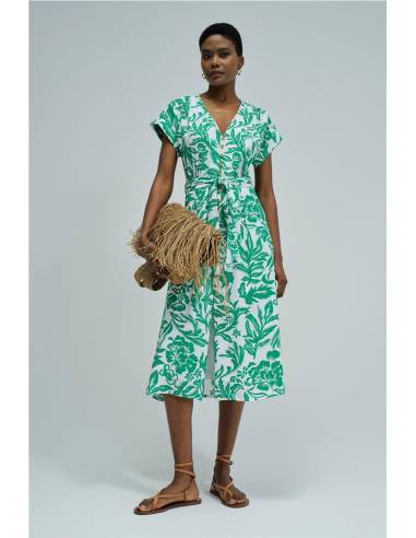 VESTIDO MIDI FLORES