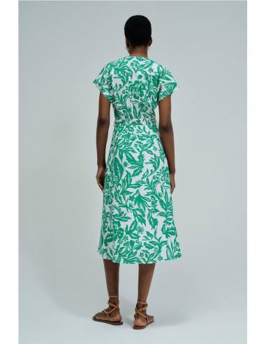 VESTIDO MIDI FLORES
