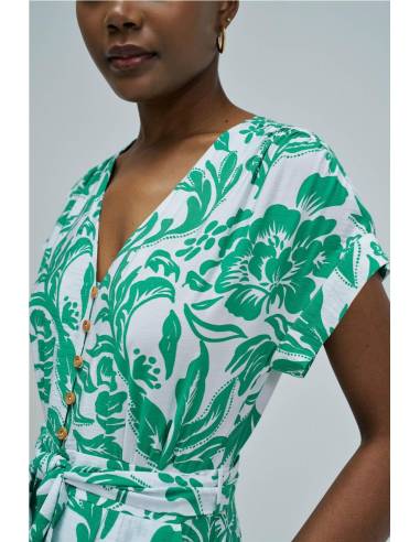 VESTIDO MIDI FLORES