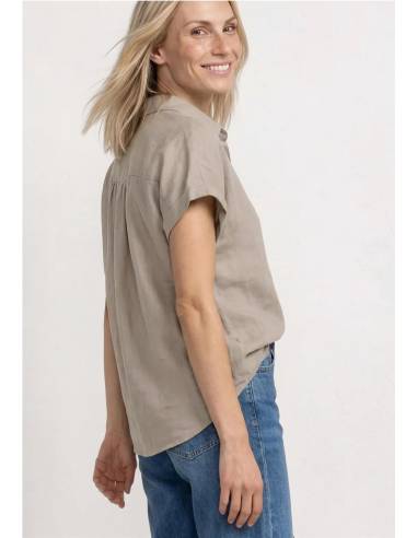 camisa m/c lino