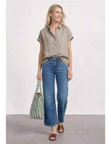 camisa m/c lino