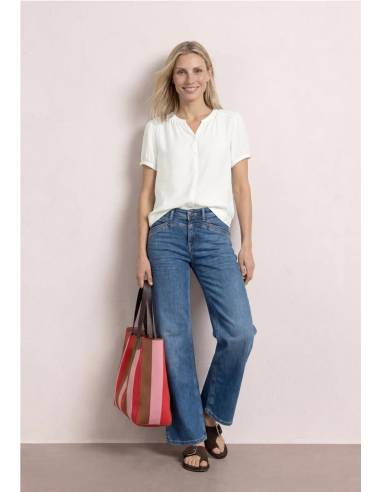 blusa m/c fluida