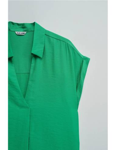 BLUSA FLUIDA SATINADA