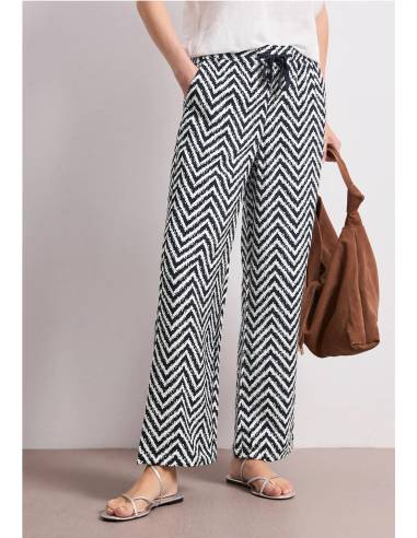 pantalon ancho estampado