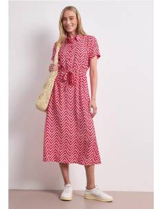 vestido midi camisero