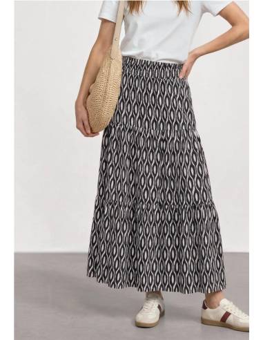 maxi falda volante