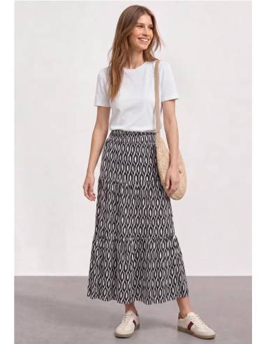 maxi falda volante