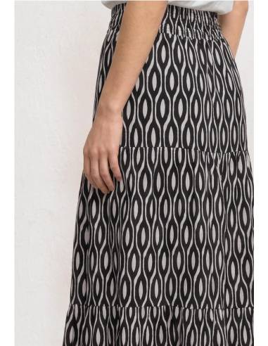 maxi falda volante