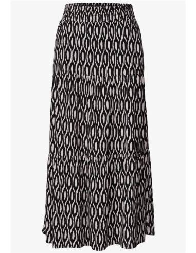 maxi falda volante