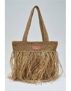 BOLSO FLECOS RAFIA