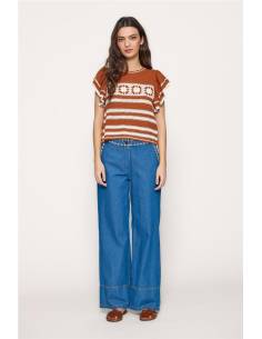top punto crochet