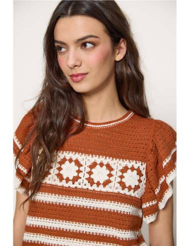 top punto crochet