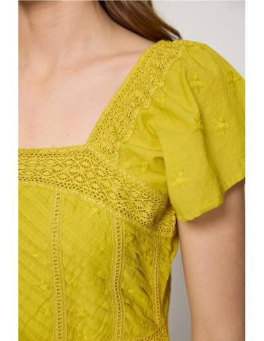 VESTIDO MIDI BORDADOS