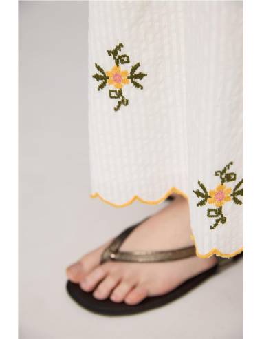 VESTIDO TIRANTES LARGO FLORES