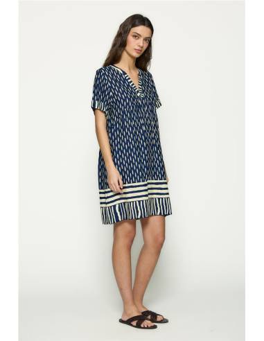 VESTIDOB CORTO PECES