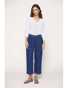 PANTALON CULOTTE PESPUNTE