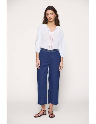 PANTALON CULOTTE PESPUNTE
