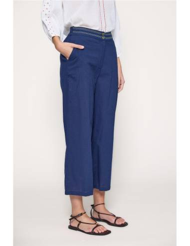 PANTALON CULOTTE PESPUNTE