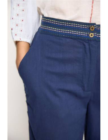 PANTALON CULOTTE PESPUNTE