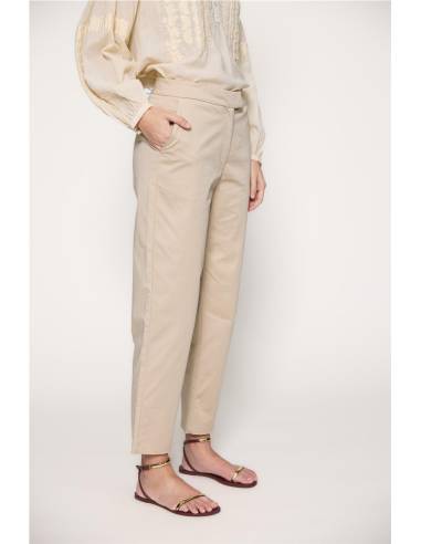 pantalon culotte pinzas