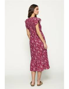 VESTIDO MIDI SEERSUCKER FLORES 2