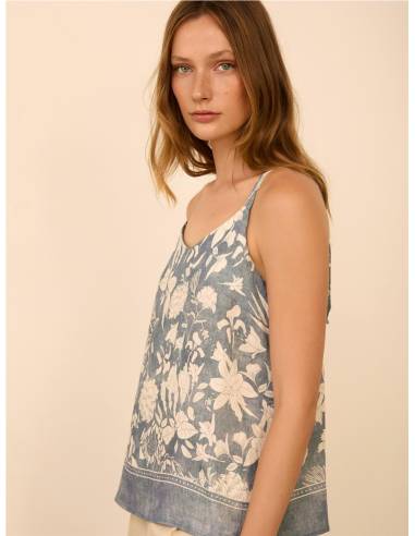 TOP ESTAMPADO NUDO ESPALDA