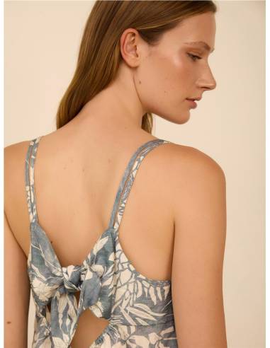 TOP ESTAMPADO NUDO ESPALDA