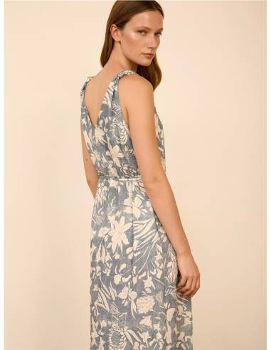 VESTIDO TIRANTES MIDI ESTAMP