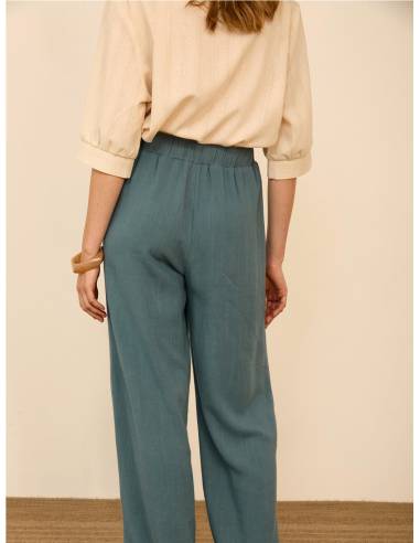 PANTALON BOLSILLOS BORDADOS