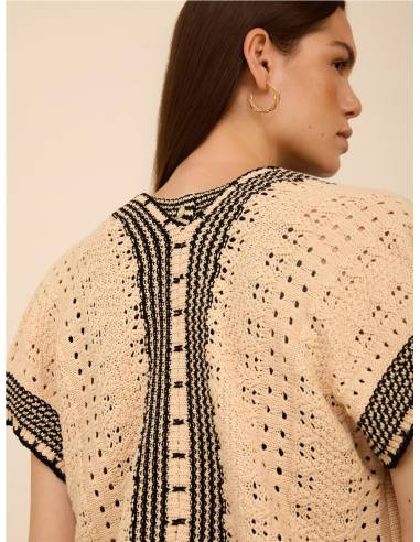 CHAQUETA PUNTO M/C COMBI