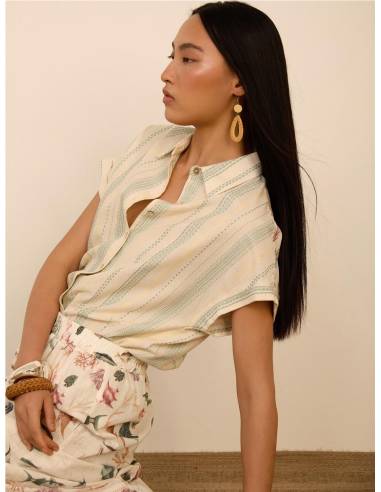 CAMISA M/C RAYAS