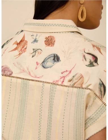 CAMISA M/C RAYAS