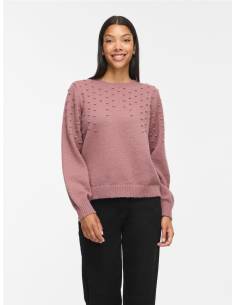 VITULI O-NECK L/S DOT KNIT