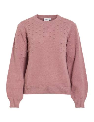 VITULI O-NECK L/S DOT KNIT