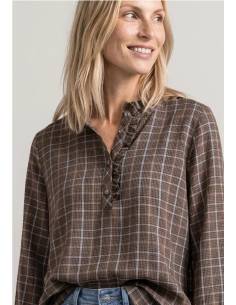 blusa cuadros
