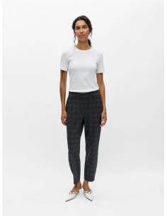 OBJLISA SLIM PANT AOP NOOS