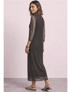 vestido midi cuadros 2