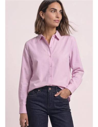camisa oxford print espalda
