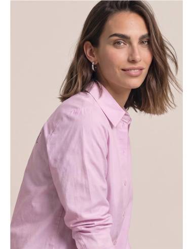 camisa oxford print espalda